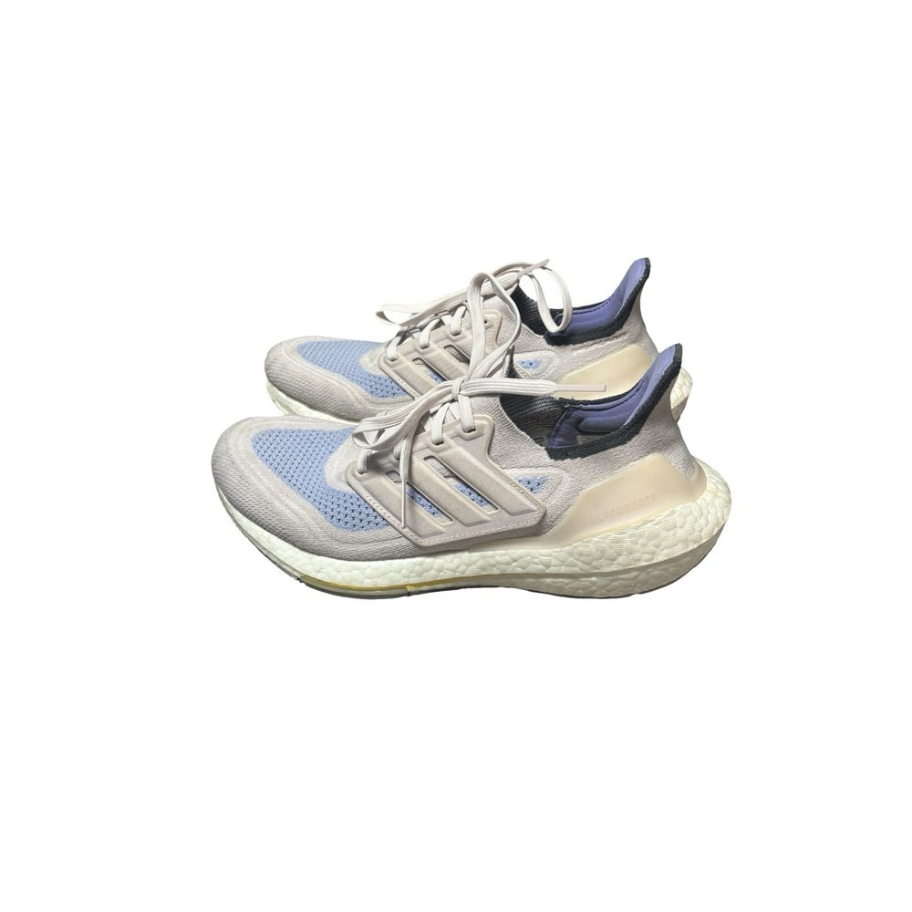 Adidas Ultraboost 21 Womens Running Shoes Size 8.5 Lilac Blue S23840